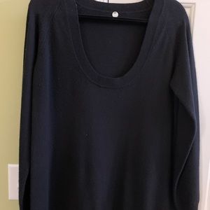 Cashmere sweater, oversized